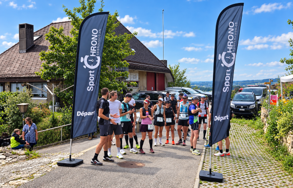 Drapeaux de départ et d’arrivée Sport Chrono
